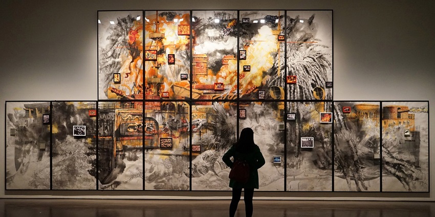 A museum showcasing a collection of artefacts, exhibits, and displays, offering insights.