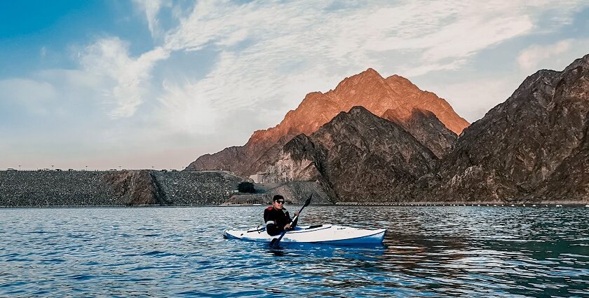 Head to the lake located across the dam for a completely unique adventurous experience.