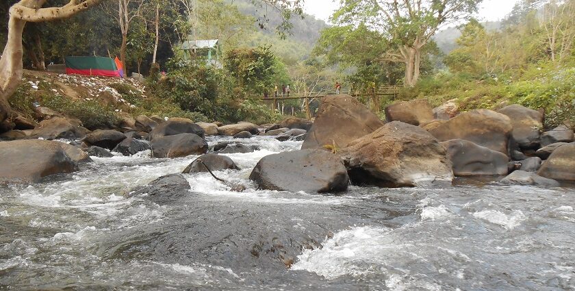 Scenic shores of a picnic place in Karbi Anglong offering a peaceful escape from city life