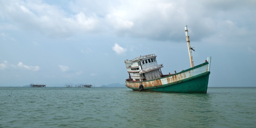 HTMS Sattakut, along with aquatic animals, offers view of a ship wreck underwater adding to its speciality