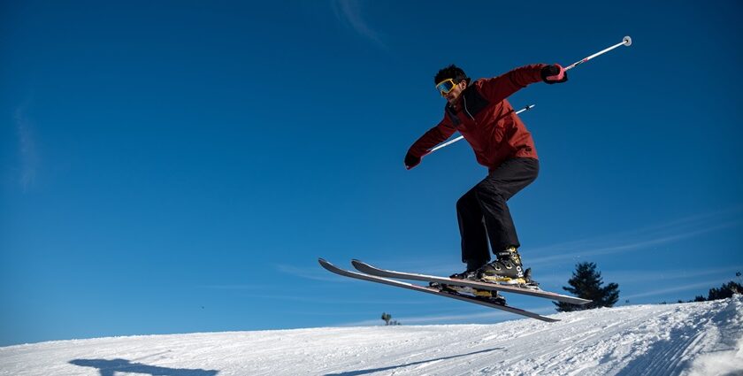 Go snowboarding in Gulmarg on the snowy slopes in Kashmir and enjoy the adrenaline rush