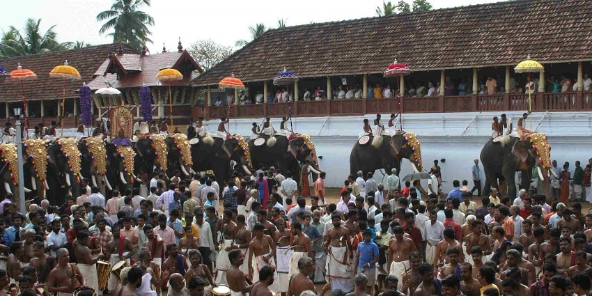 Tripunithura Temple is one of the best religious places to visit in Kerala.