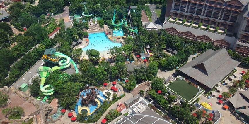 Exploring Adventure Cove Waterpark is one of the best things to do in Sentosa Island.