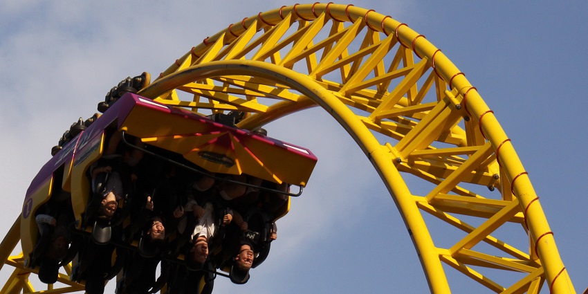 Go on thrilling rides and slides at the Adventure Island theme park near Rohini
