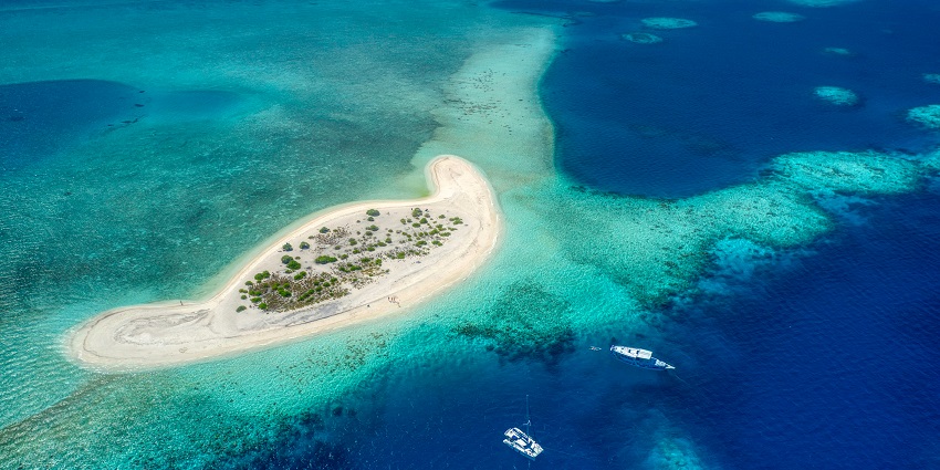 COMO Cocoa Island is a part of South Male Atoll, Maldives amidst the Indian Ocean.