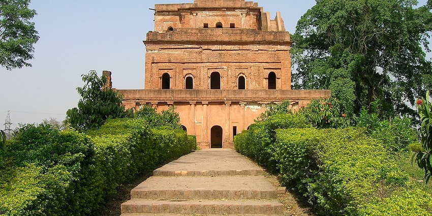 Ahom Raja's Palace with its traditional architecture, and historical grandeur.