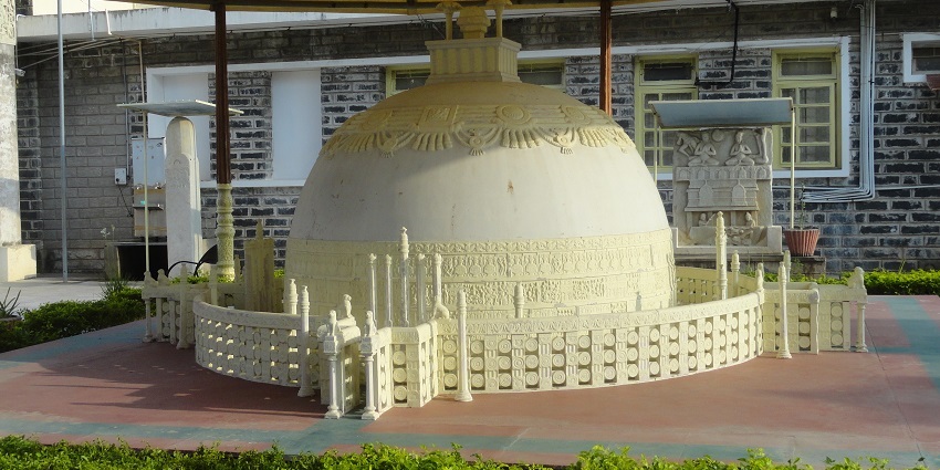 See the unique architecture of Amaravati Stupa - one of the things to do in Amaravati.