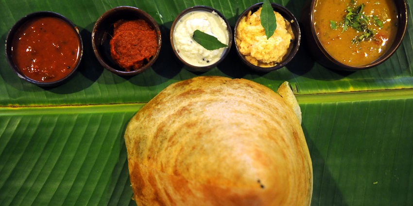 Savour the delicious Amini Ghee Roast at the Hotel Srinivas Restaurant located on GH Road.