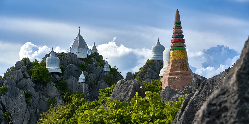 A view of Annavaram, one of the serene places to explore near the Draksharamam Temple.