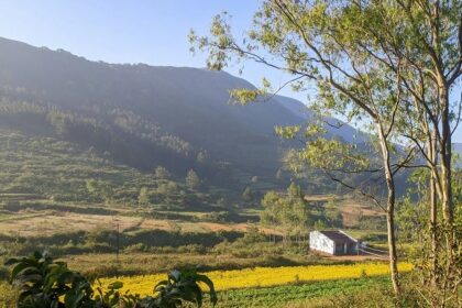 Lush hills and greenery of Araku Caves Valley, a picturesque region in Andhra Pradesh.