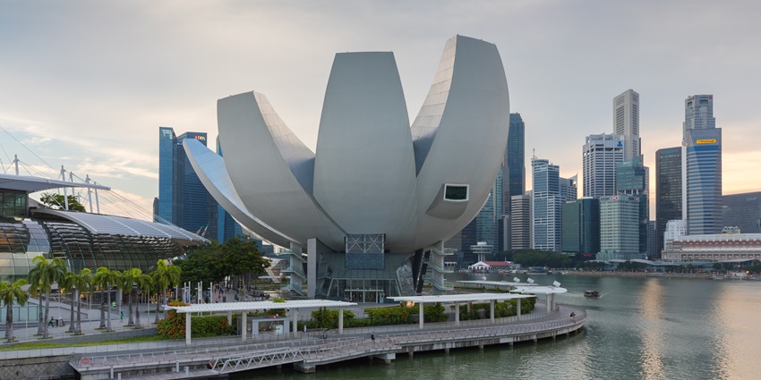 ArtScience Museum is one of the most advanced places to visit in Singapore for couples.