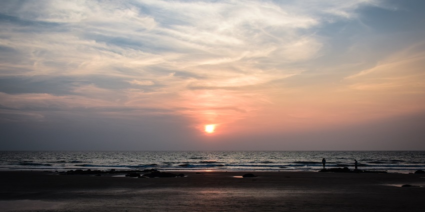 Ashwem Beach is another one of the best choices for welcoming the new year in Goa