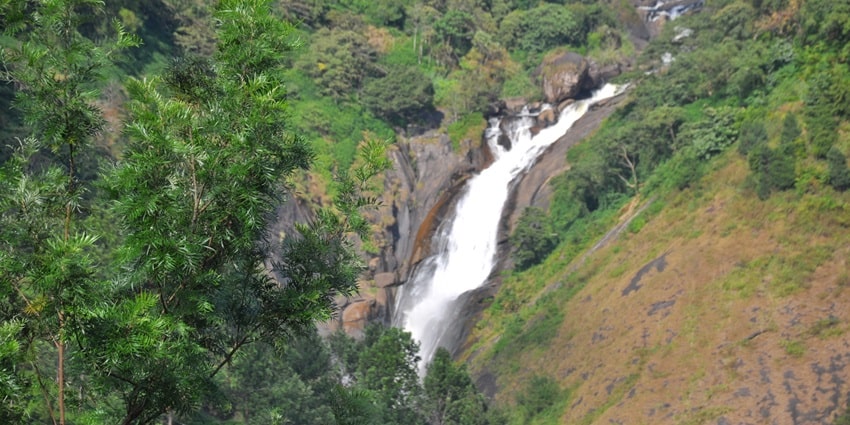 Enjoy the breathtaking views from the top of Attukal Waterfalls located in Kerala.
