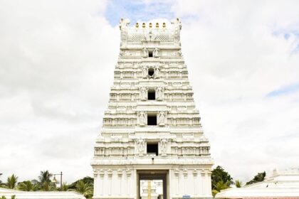 Explore the stunning architecture of Balaji Temple, known for its solace and serenity.