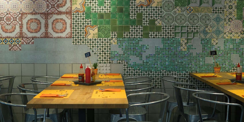 A picture showing a restaurant's interiors that serves the best food in Shillong