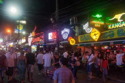 Bangla road with all the lively clubs and pubs, is a centre attraction of Phuket nightlife