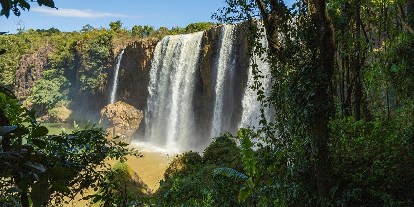 An image of the majestic Bao Dai Waterfall which is located in Lam Dong province.