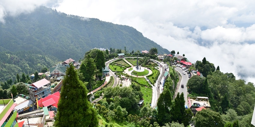Batasia loop is a famous attraction in Darjeeling and a must-visit for all.
