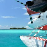 Scenic image of the floatplane in the Bathala island—Places to visit in Maldives