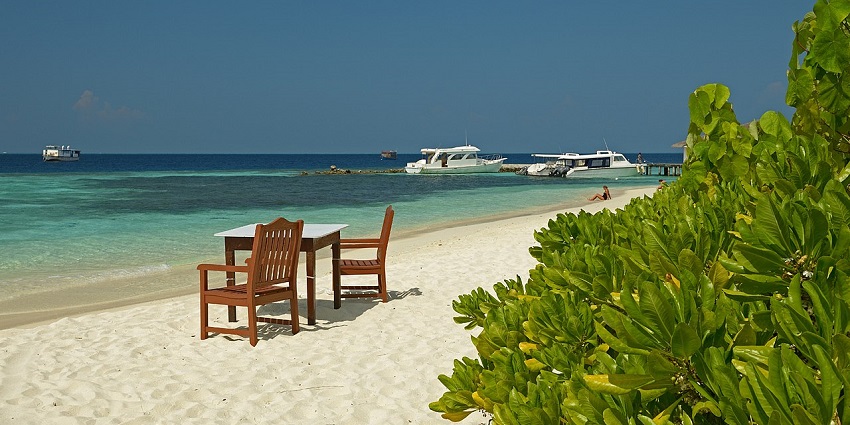 Majestic snapshot of the sandy shore of Maldives—Things to do in Male on vacation