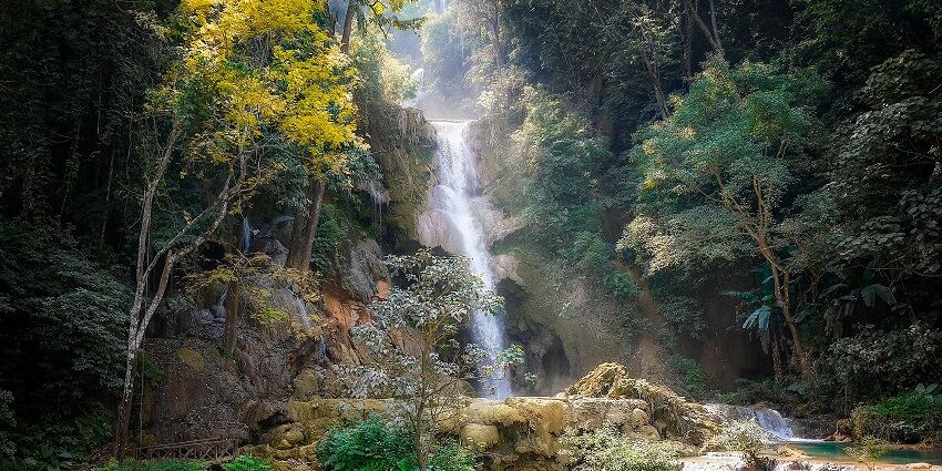 Beadon Falls is a tranquil sight among the largest waterfalls in Cherrapunji with enchanting beauty