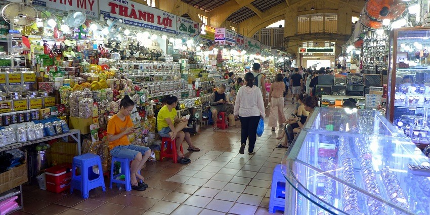 Ben Thanh Market has several things from handicrafts to local produce.