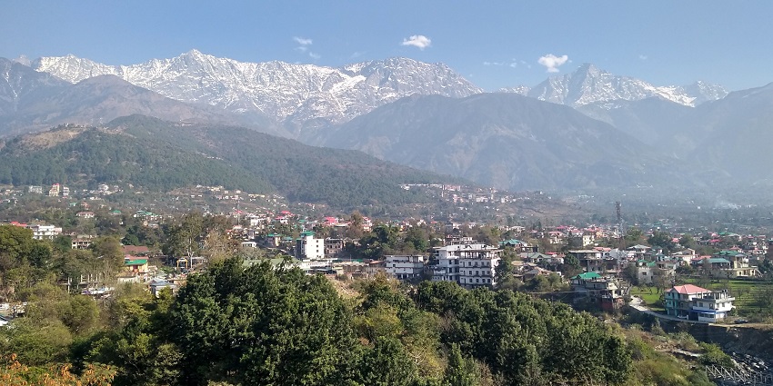 Enjoy the scenic beauty of the surroundings of the Gyuto Tantric Monastery Temple.