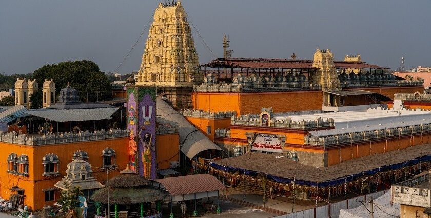 Seek blessings from the sacred Bhadrachalam temple on your visit to Telangana, India.