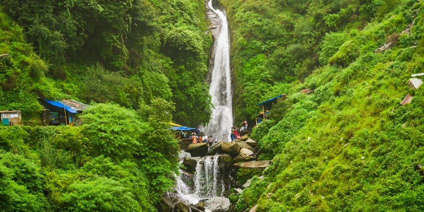 Bhagsu Waterfall is one of the best tourist attractions that is a must visit in Himachal.
