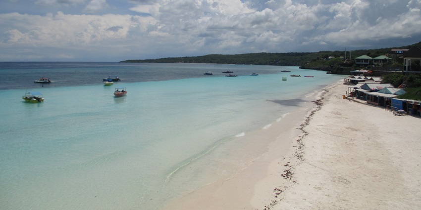 Bira Beach is blue paradise with turquoise seas and a rich aquatic life in Jakarta