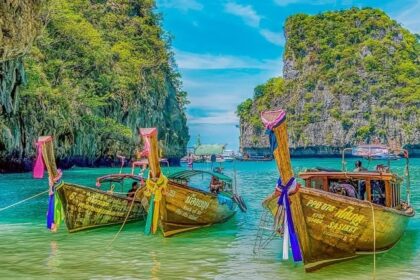 Scenic view of the amazing lagoons which should be on your Thailand tourist places list