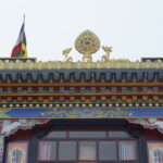 A picture of the front of Bon Monastery