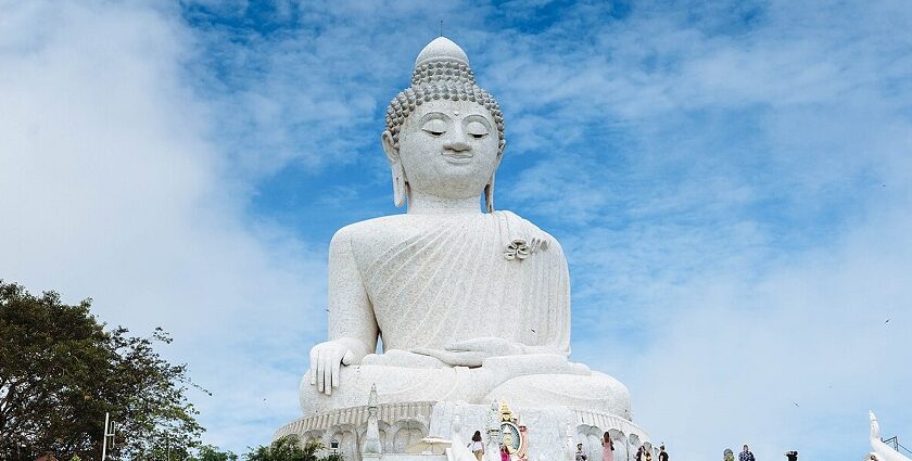 A beautiful snap of the enchanting statue of Buddha in Phuket