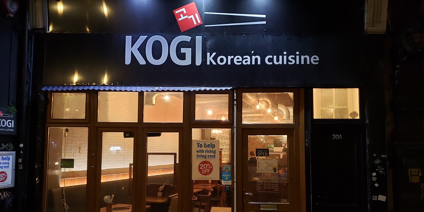 Snapshot of the iconic Busan Korean Restaurant near the Tila and the Kashmiri gate area