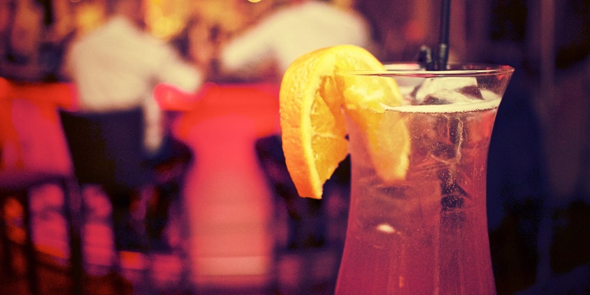 An image of a cocktail at Cafe Hendrix which is one of the hangout spots in Guwahati.