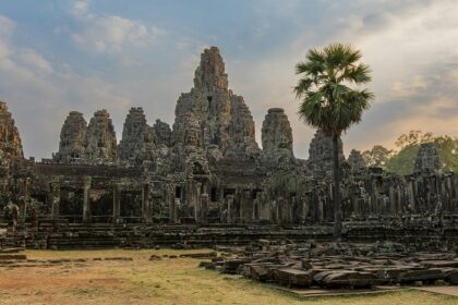 Witness the stunning archaeology at the Angkor Wat Complex at Siem Reap, Cambodia.