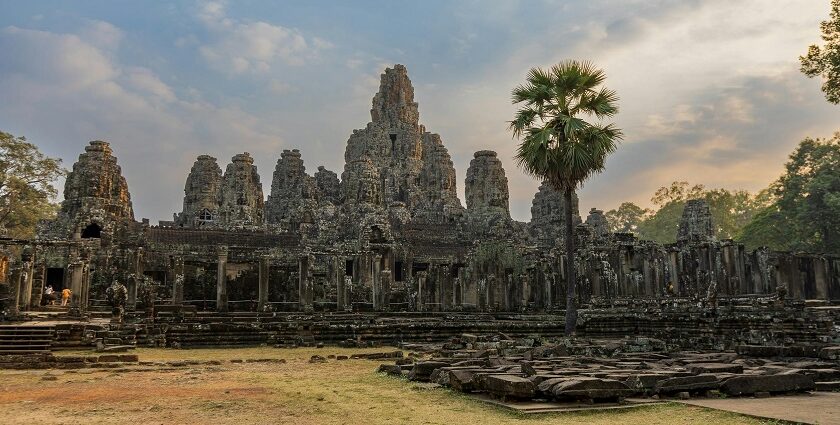 Witness the stunning archaeology at the Angkor Wat Complex at Siem Reap, Cambodia.