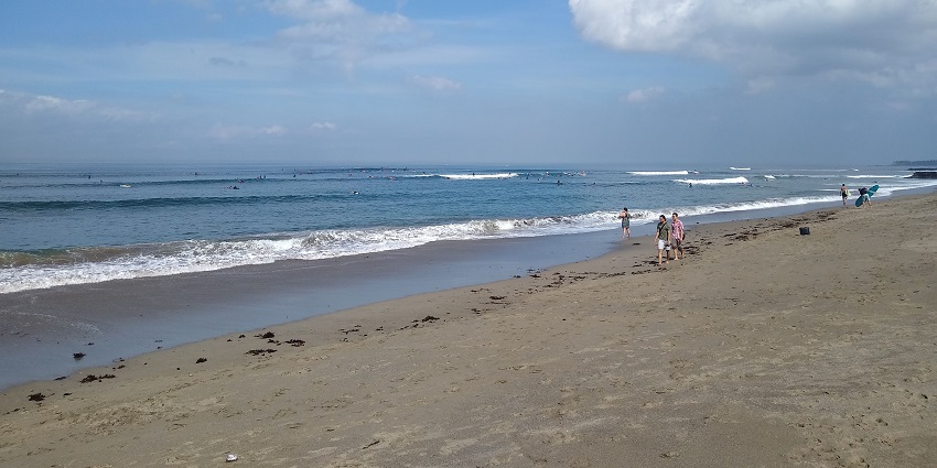 Canggu is one of the best Denpasar beaches with hipster cafes and rolling waves