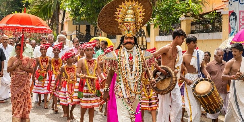 The vibrant streets with rhythmic beats and dancers offer a once in a lifetime experience