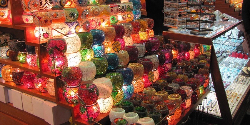 Beautiful snap of the bazaar around the east fort market in the city, Kerala