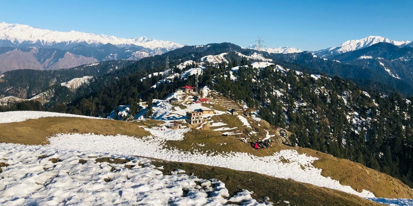 A stunning view of Chamba, one of the picturesque hill stations near Palampur.