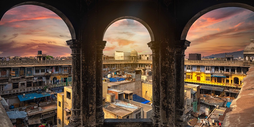 Chandni Chowk is one of the places to visit near Sarojini Nagar that is hundreds of years old.