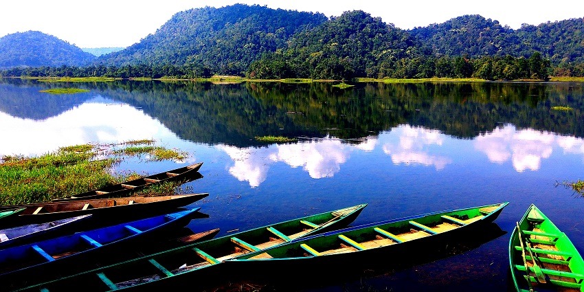 Enjoy Chandubi Lake Trek, one of the amazing places for trekking in Guwahati, Assam.
