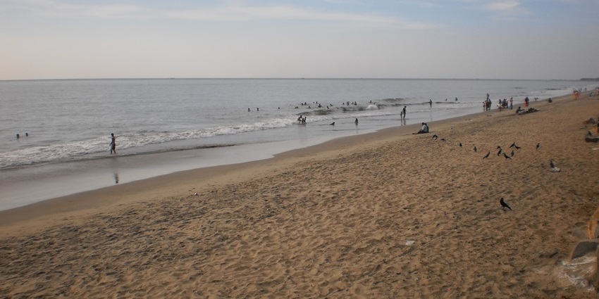 Indulge in the festivities of the new year at the Cherai Beach located in Kochi, Kerala.