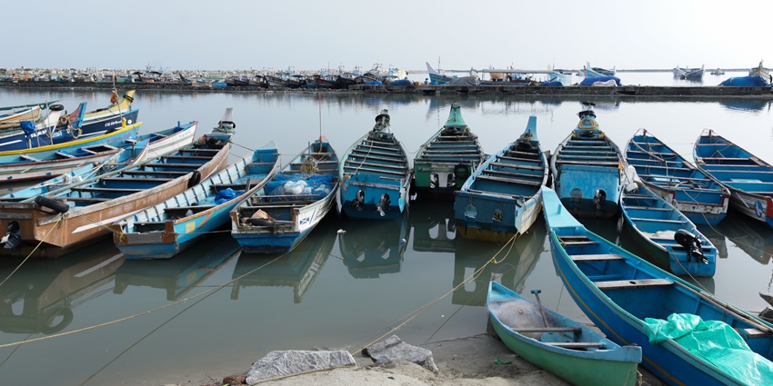 Enjoy boating and other water activities at the Chambala Harbour, Kerala, India.