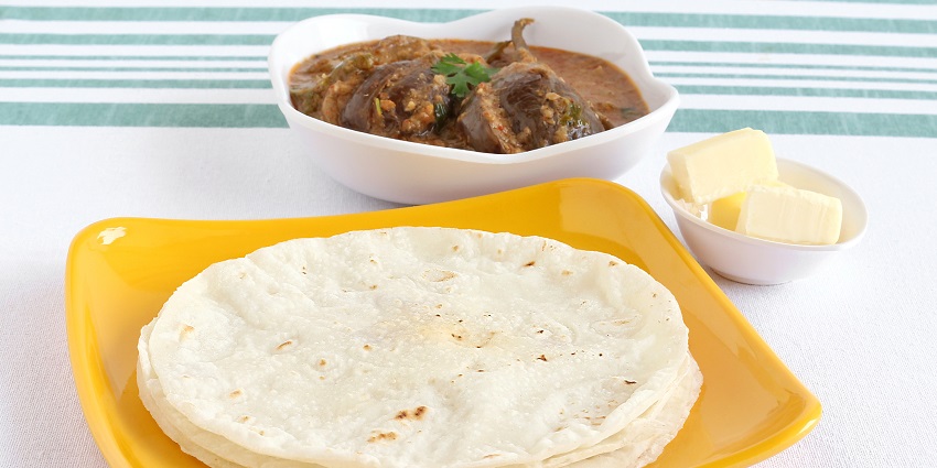 Chousela roti served with curry, a traditional dish loved by many locals and visitors