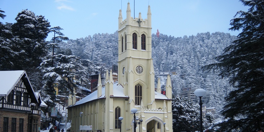 Offer prayers at Christ Chruch one of the places to visit near Jain temple in Shimla.