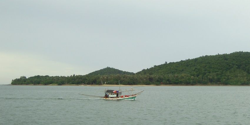 Serene water bodies of Chumphon, one of the best places to visit in Thailand in August.