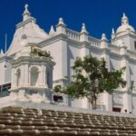 A front view of the Church of St. Francis of Assisi which is one of the famous churches.