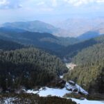 Beautiful panoramic snp of the Churdhar wildlife sanctuary from the hilltop